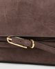 Liffner Liffner Belted Shoulder Bag Dark Brown/Gold Hardware One - 5