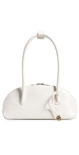 Liffner Liffner EW Dome Shoulder Bag White Gold Charm One
