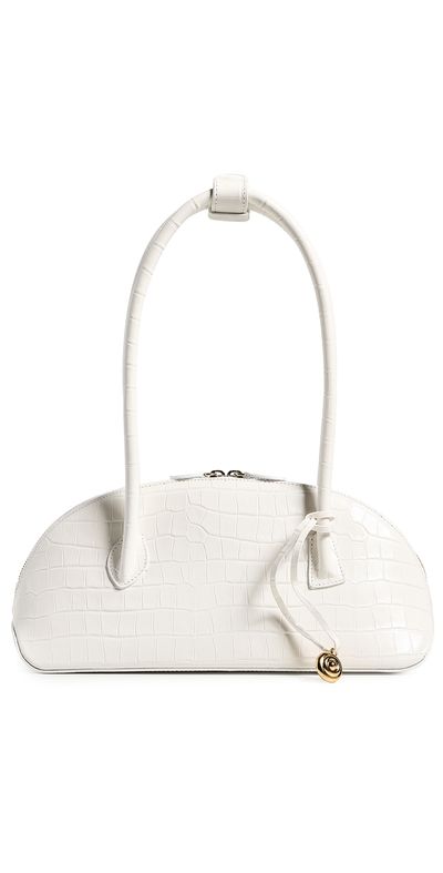 Liffner Liffner EW Dome Shoulder Bag White Gold Charm One