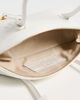 Liffner Liffner EW Dome Shoulder Bag White Gold Charm One - 6