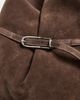 Liffner Liffner Large Belted Bucket Bag Dark Brown One - 5