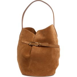 LIFFNER LIFFNER Large Belted Suede Bucket Bag