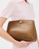 Liffner Liffner Pushlock Leather Pouch Nougat Gold Lock One - 3