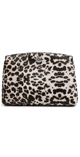 Liffner Liffner Pushlock Pouch Leopard/Silver Hardware One