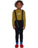 Ligne Noire Ligne Noire Kids Navy Suspender Leggings - 1