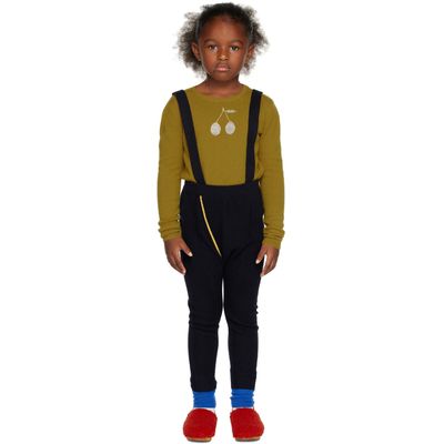 Ligne Noire Ligne Noire Kids Navy Suspender Leggings