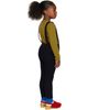 Ligne Noire Ligne Noire Kids Navy Suspender Leggings - 3