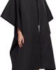 LII LII Black Long Poncho Coat - 2