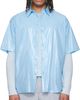 LII LII Blue Gloss Short-Sleeve Shirt - 1