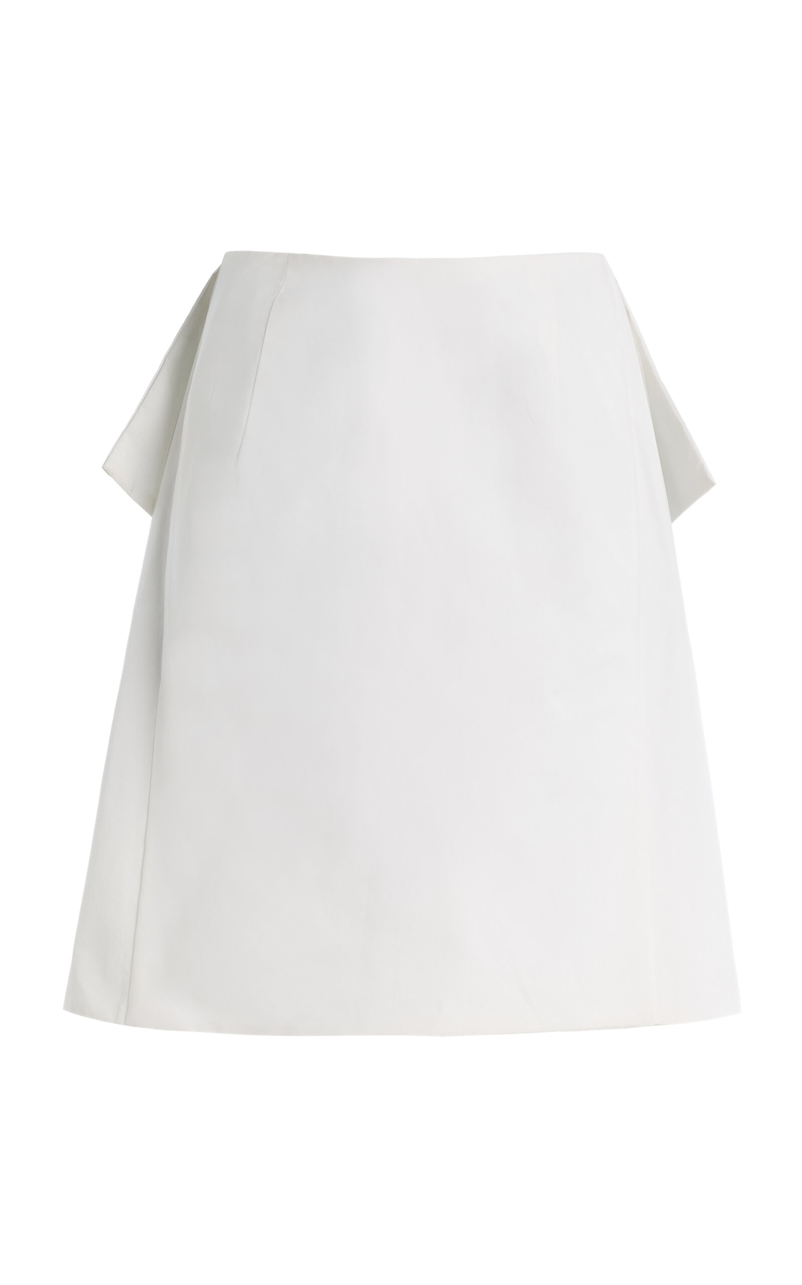Lii Lii Contrast Back Twill Mini Skirt