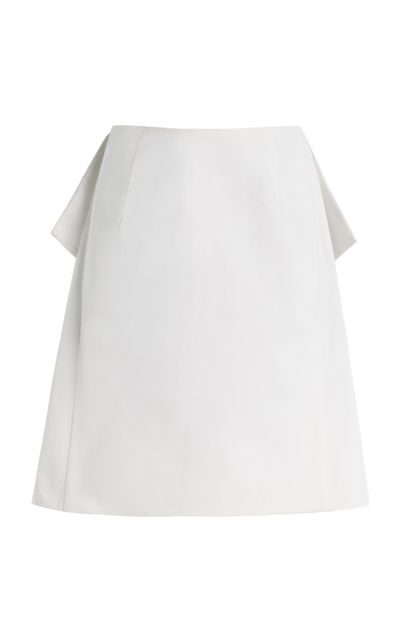 Lii Lii Contrast Back Twill Mini Skirt
