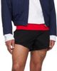 LII LII Navy Back Flap Cropped Bomber Jacket - 4