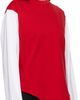 LII LII Red & White Contrast Long Sleeve Bodysuit - 2