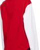 LII LII Red & White Contrast Long Sleeve Bodysuit - 3