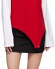 LII LII Red & White Contrast Long Sleeve Bodysuit - 4