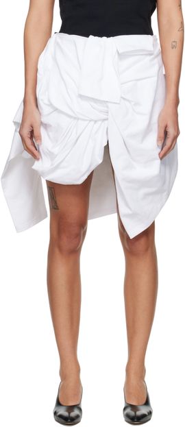 LII LII White 'T-shirt' Miniskirt