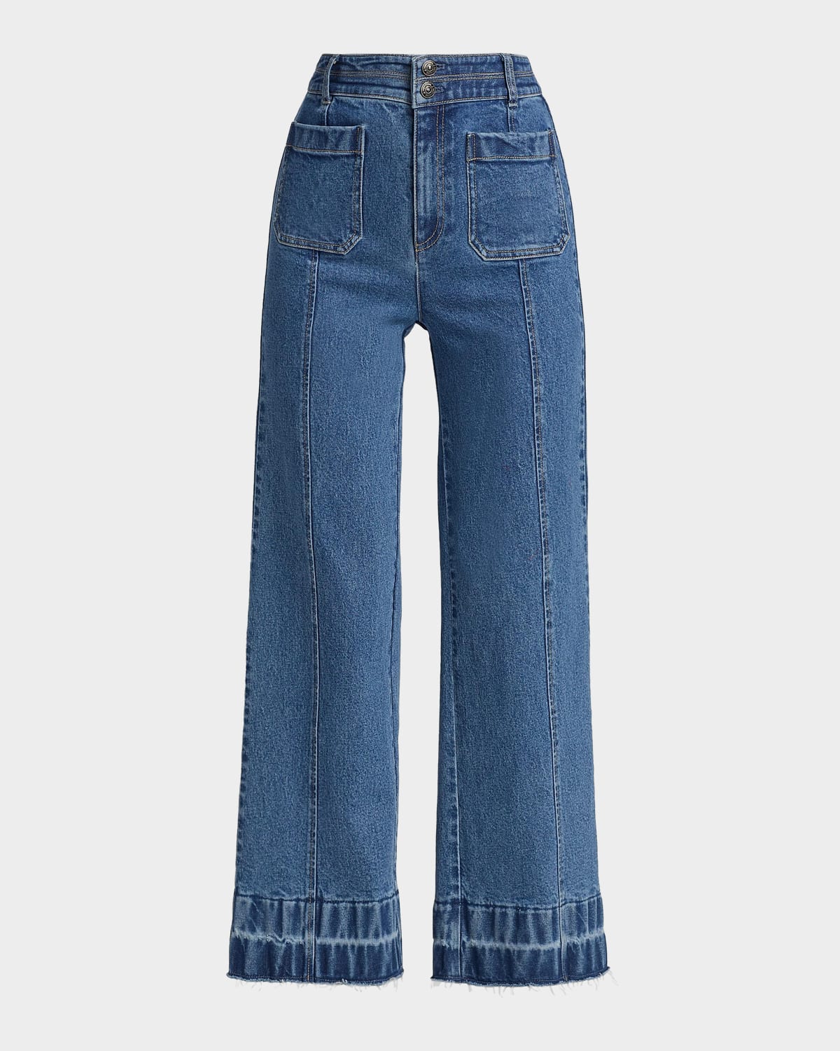 Likely Dorothea Wide-Leg Denim Pants