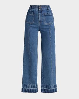 Likely Dorothea Wide-Leg Denim Pants