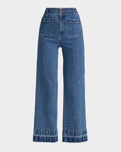 Likely Dorothea Wide-Leg Denim Pants