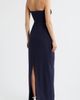 LIKELY LIKELY Fallon Satin Bow Cutout Strapless Sheath Gown - 2
