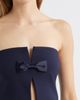 LIKELY LIKELY Fallon Satin Bow Cutout Strapless Sheath Gown - 4