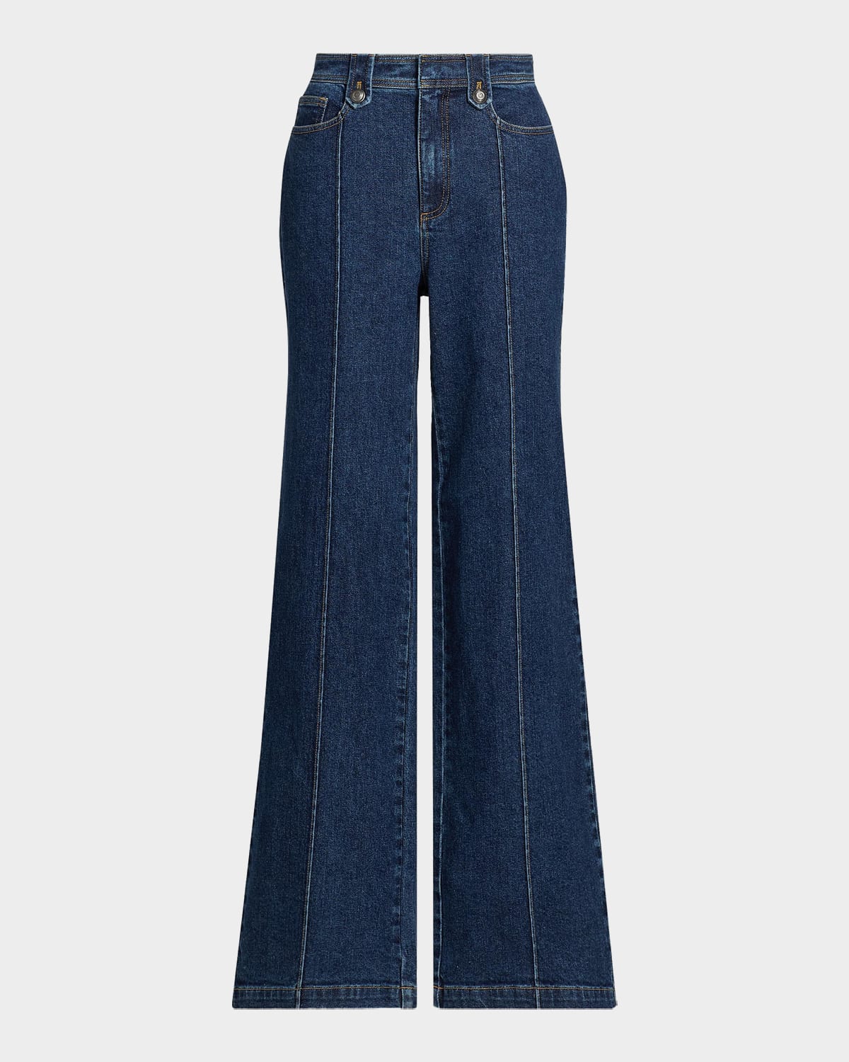 Likely Niko Seamed Wide-Leg Jeans