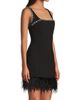 Likely Women's Georgie Feather-Trim Minidress - 4