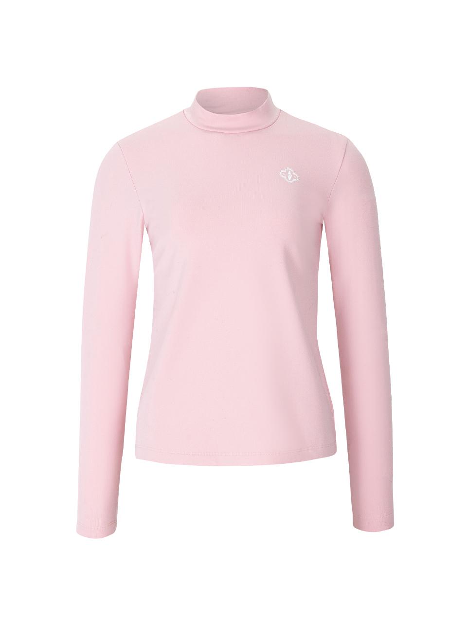 LIKK Mock-up Fleece-lined Base Layer T-shirt [Pink]