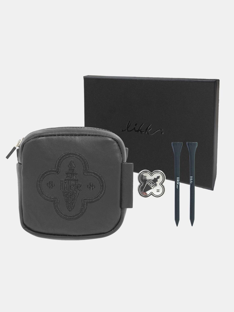 LIKK Saffiano Leather Magnetic Golf Play Box [Black]