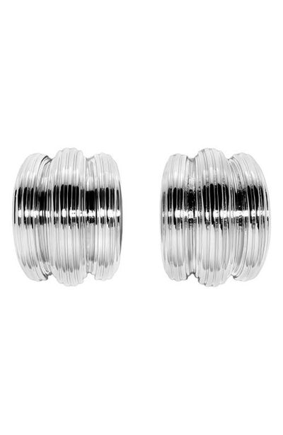 LILI CLASPE LILI CLASPE Small Elsa Shield Half Hoop Earrings