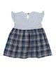 Lilly & Sid Lilly & Sid Organic Cotton Check And Stripe Dress - 2