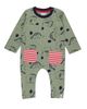 Lilly & Sid Lilly & Sid Organic Cotton Dizzy Dinosaur Printed Onsie - 1