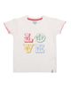 Lilly & Sid Lilly & Sid Organic Cotton Love Slogan Print T-Shirt - 1