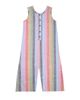 Lilly & Sid Lilly & Sid Organic Cotton rainbow printed jumpsuit with buttons - 1