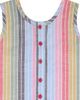 Lilly & Sid Lilly & Sid Organic Cotton rainbow printed jumpsuit with buttons - 3