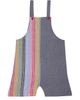 Lilly & Sid Lilly & Sid Organic Cotton Rainbow Stripe Print Jumpsuit - 2