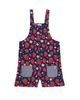Lilly & Sid Lilly & Sid Organic Cotton Strawberry Print Dungarees Jumpsuit - 2