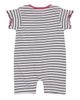 Lilly & Sid Lilly & Sid Organic Cotton Stripe Print Romper - 2