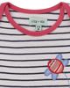 Lilly & Sid Lilly & Sid Organic Cotton Stripe Print Romper - 3