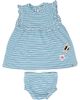 Lilly & Sid Lilly & Sid Organic Cotton Stripe Print T-Shirt and Short Set - 1