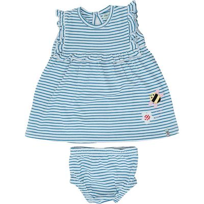 Lilly & Sid Lilly & Sid Organic Cotton Stripe Print T-Shirt and Short Set