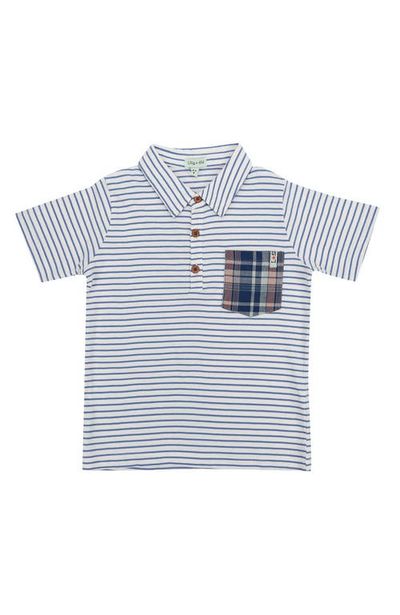 Lilly & Sid Lilly & Sid Organic Cotton Stripe Print T-Shirt(Little Kid, Toddler)