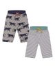 Lilly & Sid Lilly & Sid Organic Cotton Tiger And Stripe Shorts - 2 Pack - 1