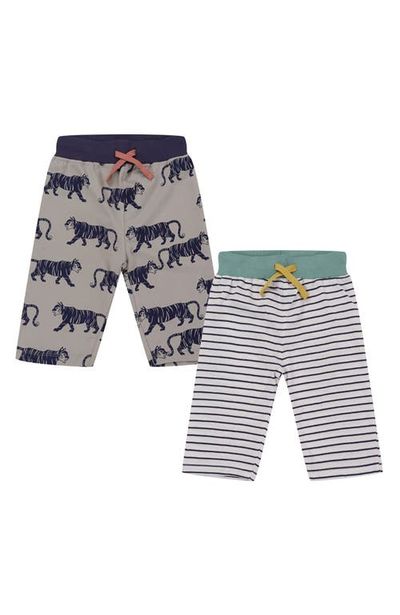 Lilly & Sid Lilly & Sid Organic Cotton Tiger And Stripe Shorts - 2 Pack