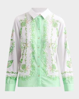 Lilly Pulitzer Koko Resort Button-Front Shirt