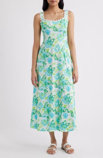 Lilly Pulitzer® Lilly Pulitzer® Dwyer Floral Print Midi Dress