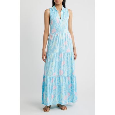 Lilly Pulitzer® Lilly Pulitzer® Riegan Print Sleeveless Tiered Maxi Dress