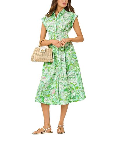 Lilly Pulitzer Lilly Pulitzer Tonya Midi Shirtdress