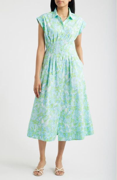 Lilly Pulitzer® Lilly Pulitzer® Tonya Print Midi Shirtdress