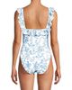 Lilly Pulitzer Women's Aemma Ruffled Floral One-Piece Swimsuit - 5